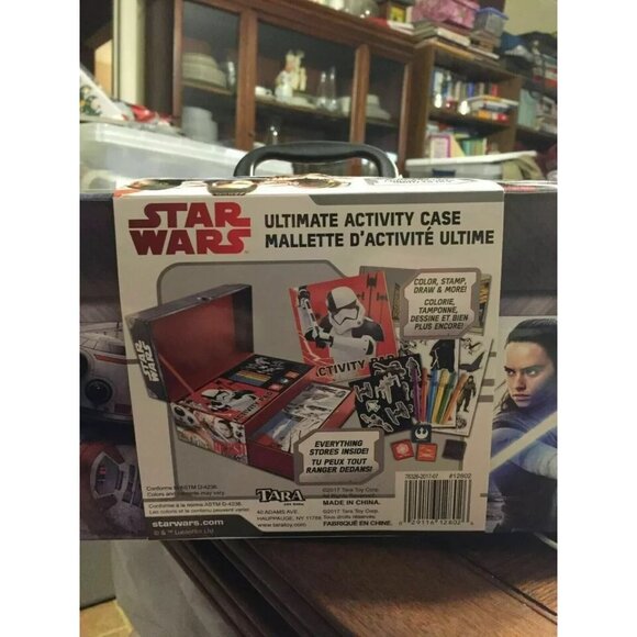 Star Wars Ultimate Activity Case Coloring Stamping Drawing Supplies 3+ Tara Toys - Picture 9 of 16